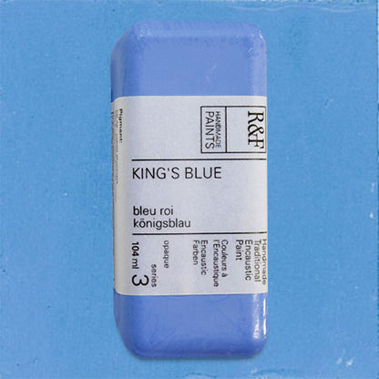 R&F Encaustic Paint - King's Blue, 104 ml