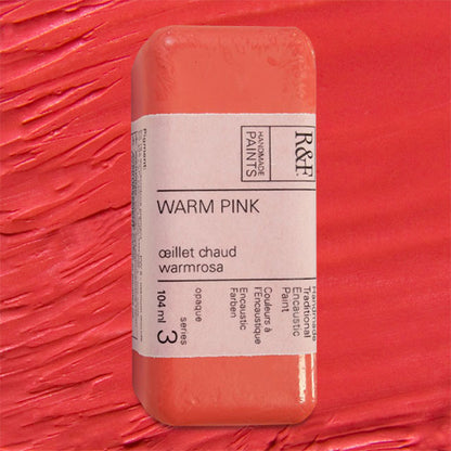 R&F Encaustic Paint - Warm Pink, 104 ml