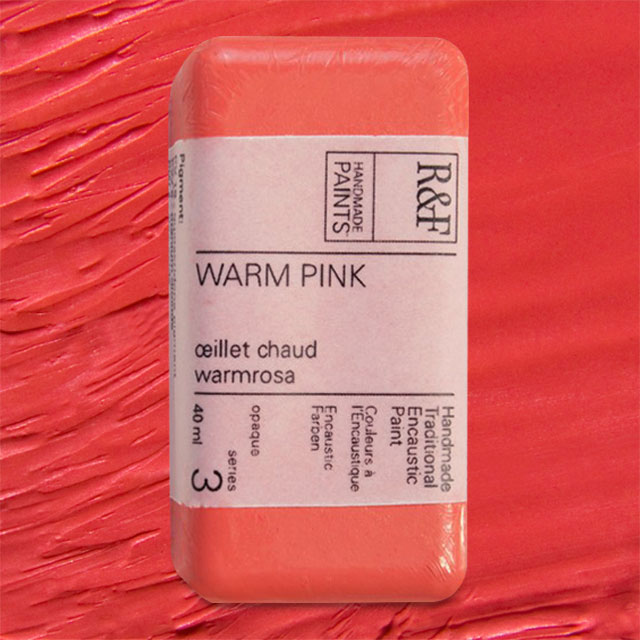 R&F Encaustic Paint - Warm Pink, 40 ml