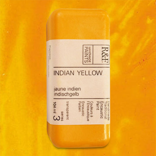 R&F Encaustic Paint - Indian Yellow, 104 ml