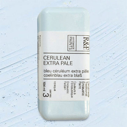 R&F Encaustic Paint - Cerulean Extra Pale, 104 ml