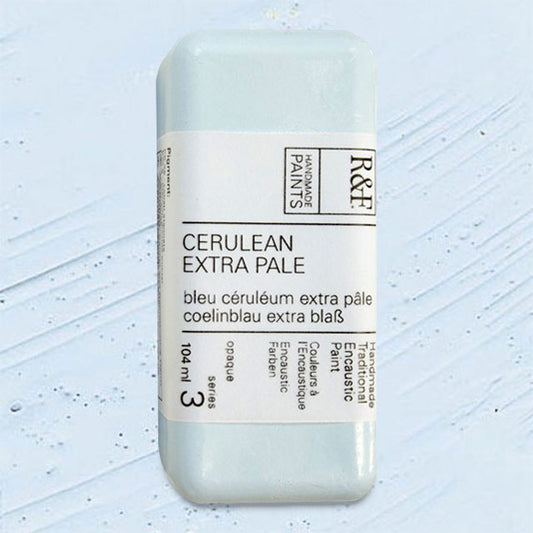 R&F Encaustic Paint - Cerulean Extra Pale, 104 ml