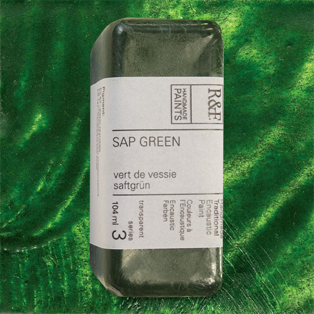 R&F Encaustic Paint - Sap Green, 104 ml