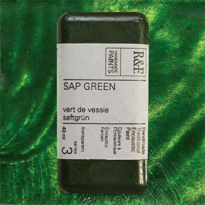 R&F Encaustic Paint - Sap Green, 40 ml