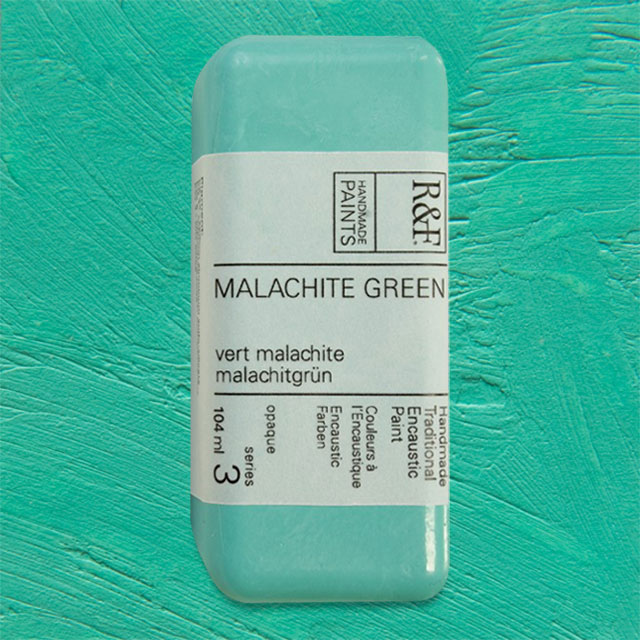 R&F Encaustic Paint - Malachite Green, 104 ml