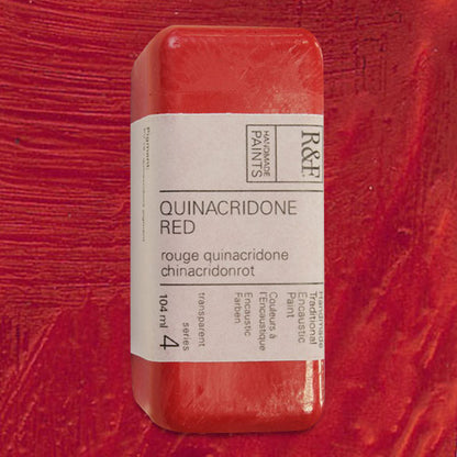 R&F Encaustic Paint - Quinacridone Red, 104 ml