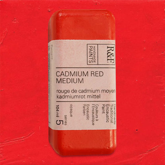 R&F Encaustic Paint - Cadmium Red Medium, 104 ml