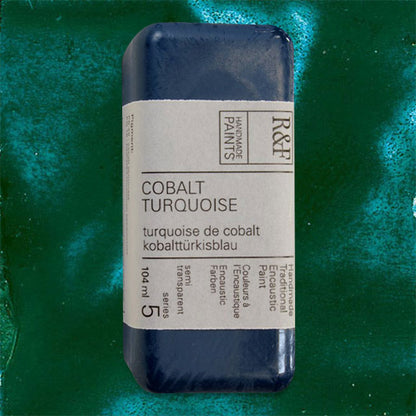 R&F Encaustic Paint - Cobalt Turquoise, 104 ml