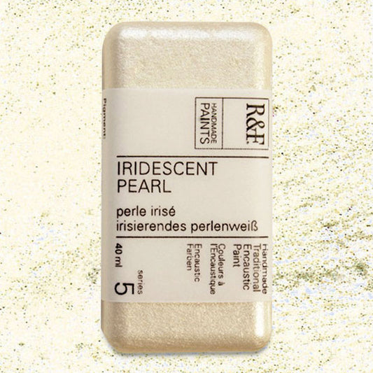 R&F Encaustic Paint - Iridescent Pearl, 40 ml