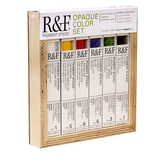 R&F Pigment Sticks - Opaque 6 Color Set