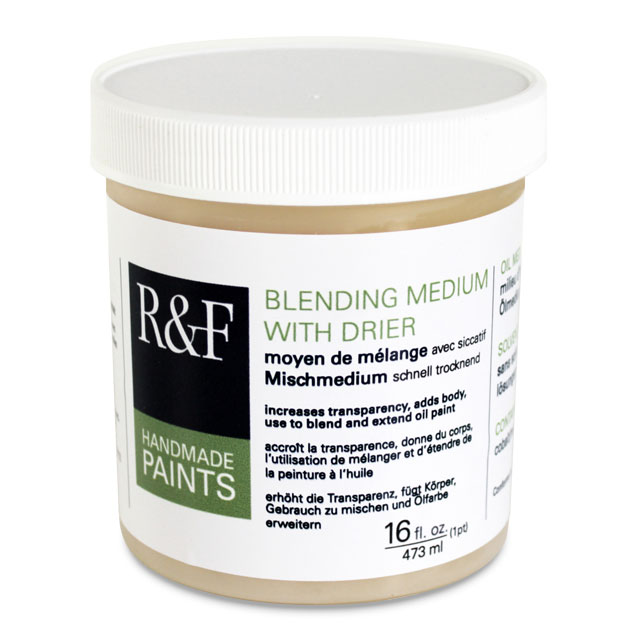 R&F Blending Medium, with Drier 16 oz. jar