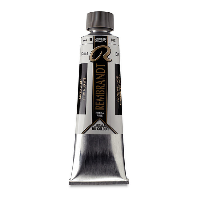 Rembrandt Artists' Oil Color, Mixed White, 150 ml.