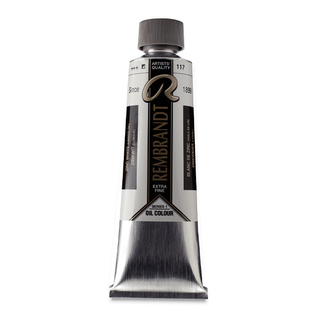 Rembrandt Artists' Oil Color, Zinc White Linseed, 150 ml.