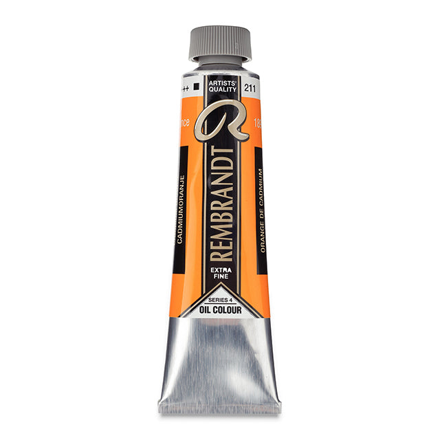 Rembrandt Artists' Oil Color, Cadmium Orange, 40 ml.