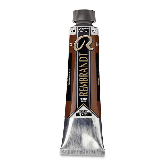 Rembrandt Artists' Oil Color, Gold Ochre, 40 ml.