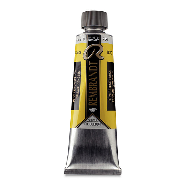 Rembrandt Artists' Oil Color, Permanent Lemon Yellow, 150 ml.