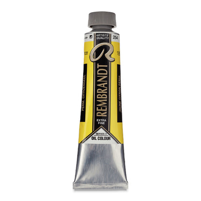 Rembrandt Artists' Oil Color, Permanent Lemon Yellow, 40 ml.