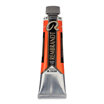 Rembrandt Artists' Oil Color, Permanent Orange, 40 ml.