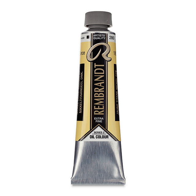 Rembrandt Artists' Oil Color, Nickel Titanate Yellow Deep, 40 ml.