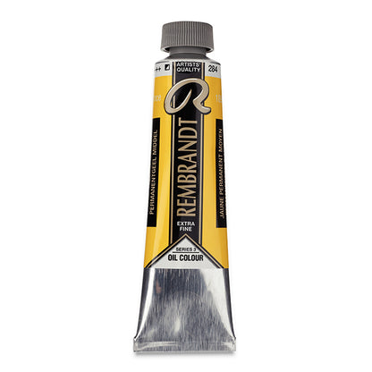 Rembrandt Artists' Oil Color, Permanent Yellow Medium, 40 ml.