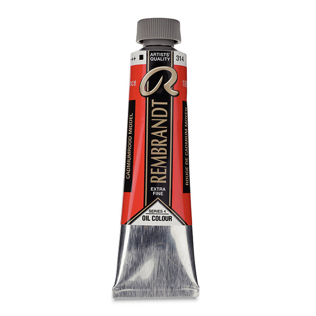 Rembrandt Artists' Oil Color, Cadmium Red Medium, 40 ml.