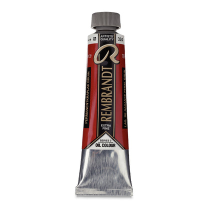 Rembrandt Artists' Oil Color, Permanent Madder Brown, 40 ml.