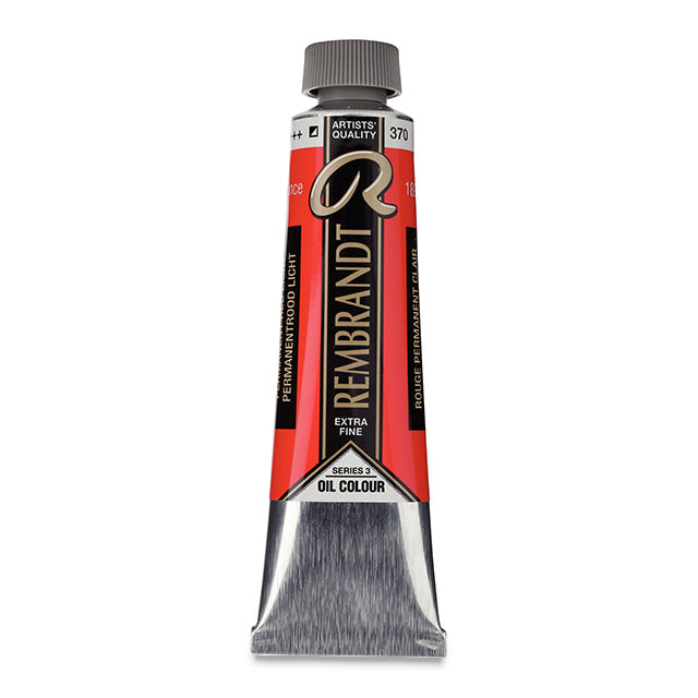 Rembrandt Artists' Oil Color, Permanent Red Light, 40 ml.