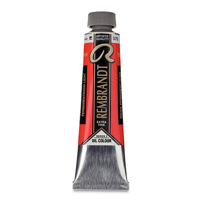 Rembrandt Artists' Oil Color, Permanent Red Light, 40 ml.