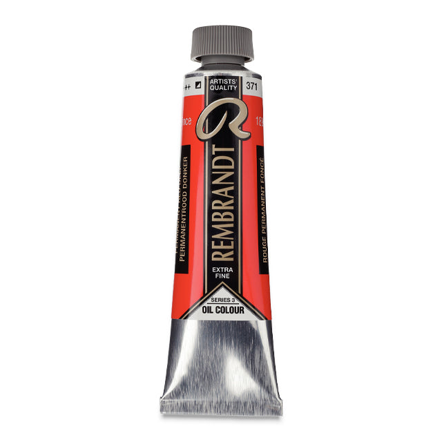 Rembrandt Artists' Oil Color, Permanent Red Deep, 40 ml.