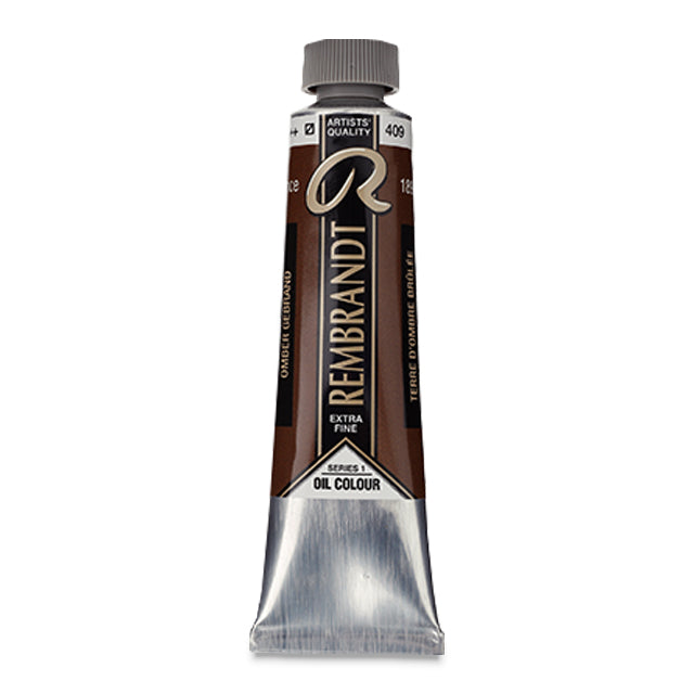 Rembrandt Artists' Oil Color, Raw Umber, 40 ml.