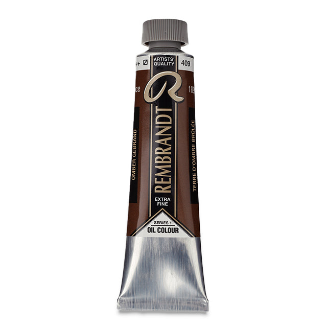 Rembrandt Artists' Oil Color, Burnt Umber 40 ml.