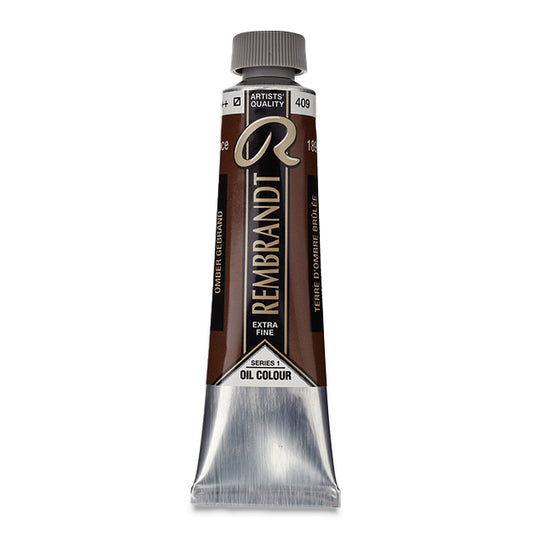 Rembrandt Artists' Oil Color, Burnt Umber 40 ml.