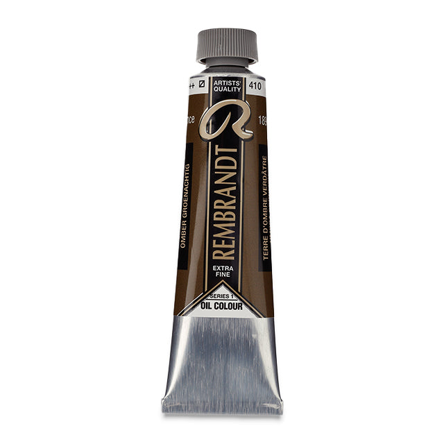 Rembrandt Artists' Oil Color, Greenish Umber, 40 ml.