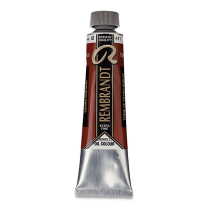 Rembrandt Artists' Oil Color, Burnt Sienna, 40 ml.