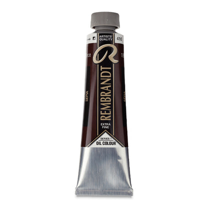 Rembrandt Artists' Oil Color, Sepia, 40 ml.