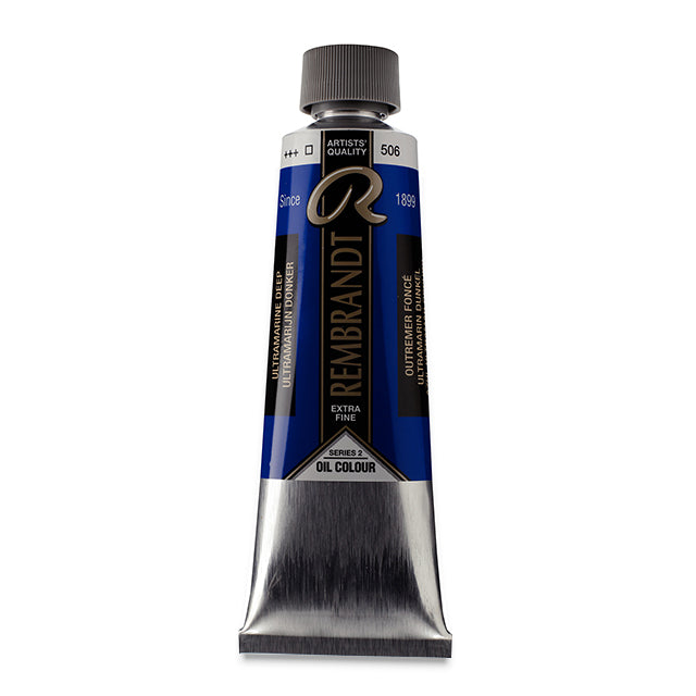 Rembrandt Artists' Oil Color, Ultramarine Deep, 150 ml.