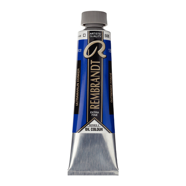 Rembrandt Artists' Oil Color, Ultramarine Deep, 40 ml.