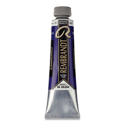 Rembrandt Artists' Oil Color, Ultramarine Violet, 40 ml.