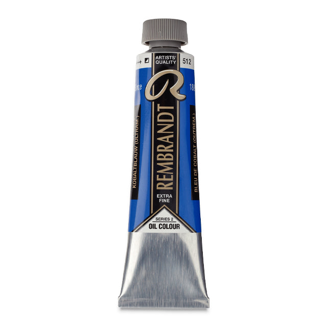 Rembrandt Artists' Oil Color, Cobalt Blue Ultramarine, 40 ml.