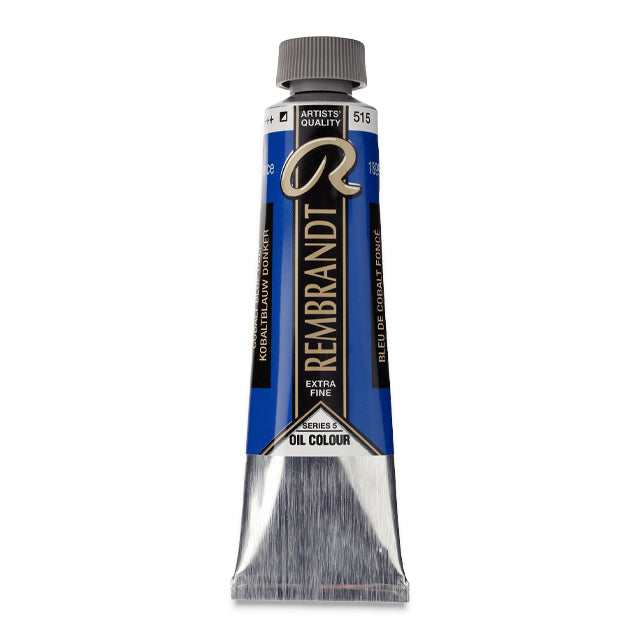 Rembrandt Artists' Oil Color, Cobalt Blue Deep, 40 ml.