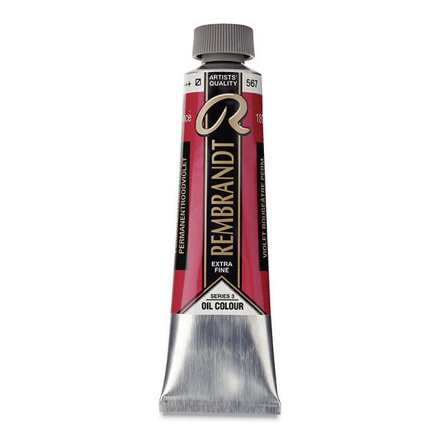 Rembrandt Artists' Oil Color, Permanent Red Violet, 40 ml.