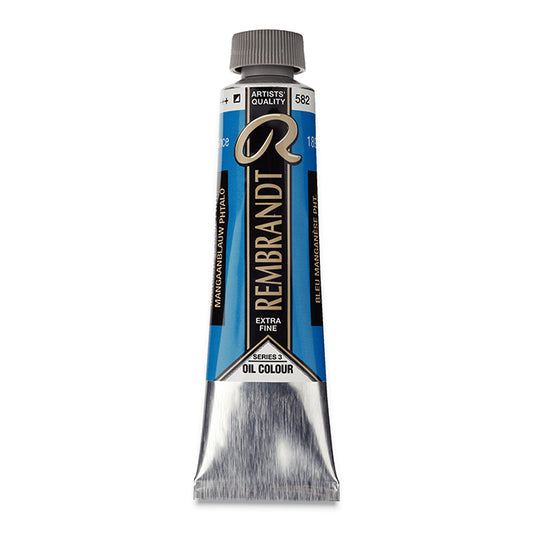 Rembrandt Artists' Oil Color, Manganese Blue Phthalo, 40 ml.