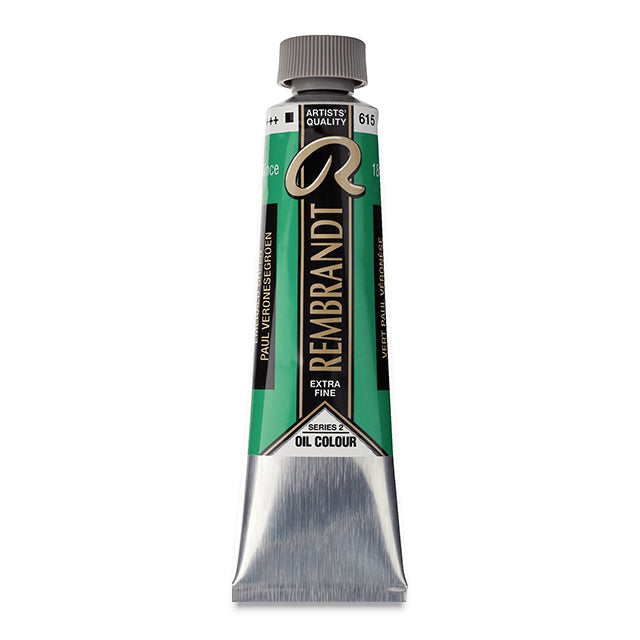 Rembrandt Artists' Oil Color, Emerald Green, 40 ml.