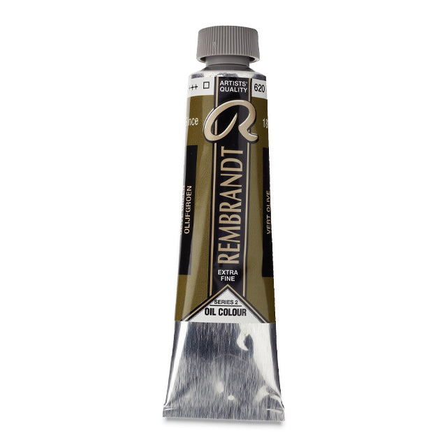 Rembrandt Artists' Oil Color, Olive Green, 40 ml.