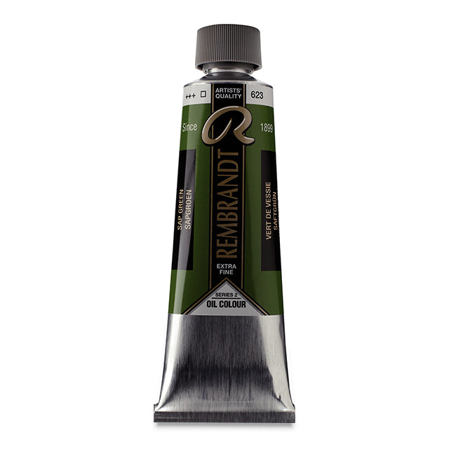 Rembrandt Artists' Oil Color, Sap Green, 150 ml.