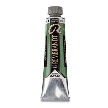 Rembrandt Artists' Oil Color, Chromium Oxide Green, 40 ml.