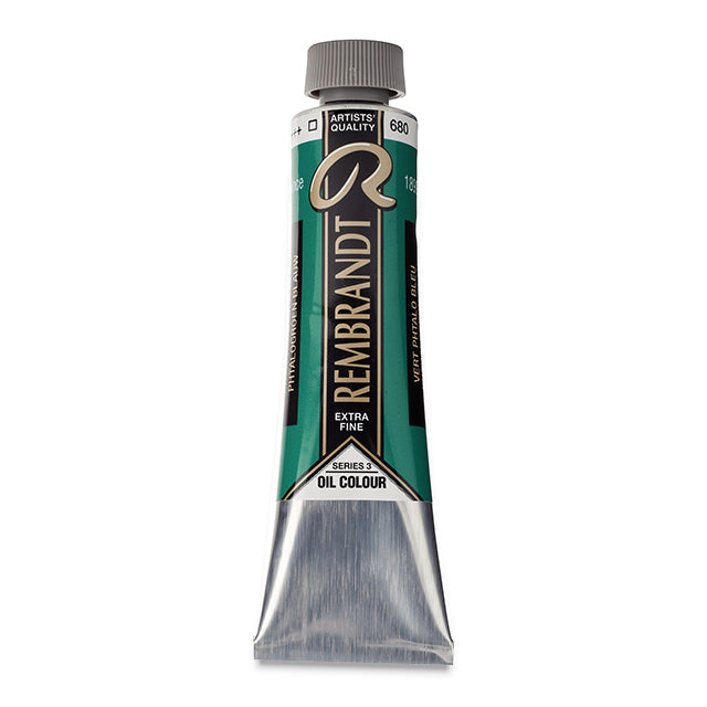 Rembrandt Artists' Oil Color, Phthalo Green Blue, 40 ml.