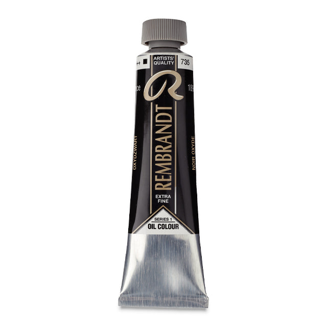 Rembrandt Artists' Oil Color, Oxide Black, 40 ml.