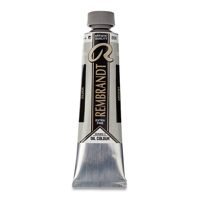 Rembrandt Artists' Oil Color, Silver, 40 ml.