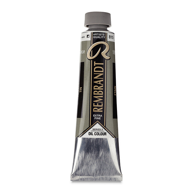 Rembrandt Artists' Oil Color, Pewter, 40 ml.